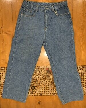 shein baggy jeans 31x30 light blue